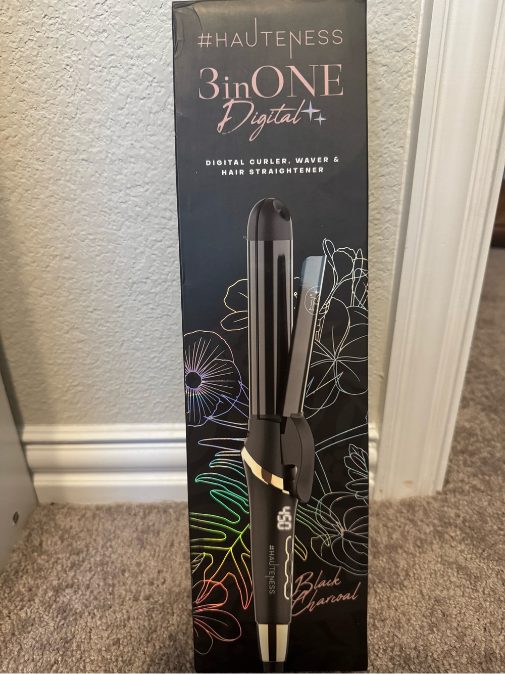 #HAUTENESS 3inONE Digital Hair Styler in Black Charcoal